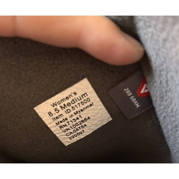 NWOB LL Bean Women's White Nylon Ultralight Quilted Insulated Tall Zip Boots 8.5 - Picture 6 of 6